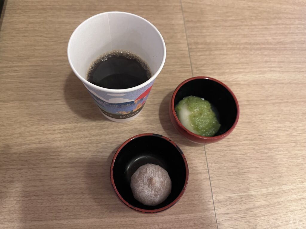 食後のコーヒー